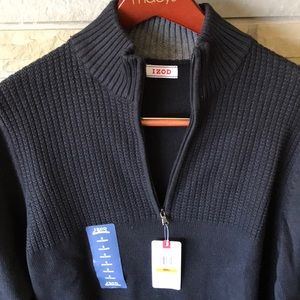 Izod Black Sweater NWT